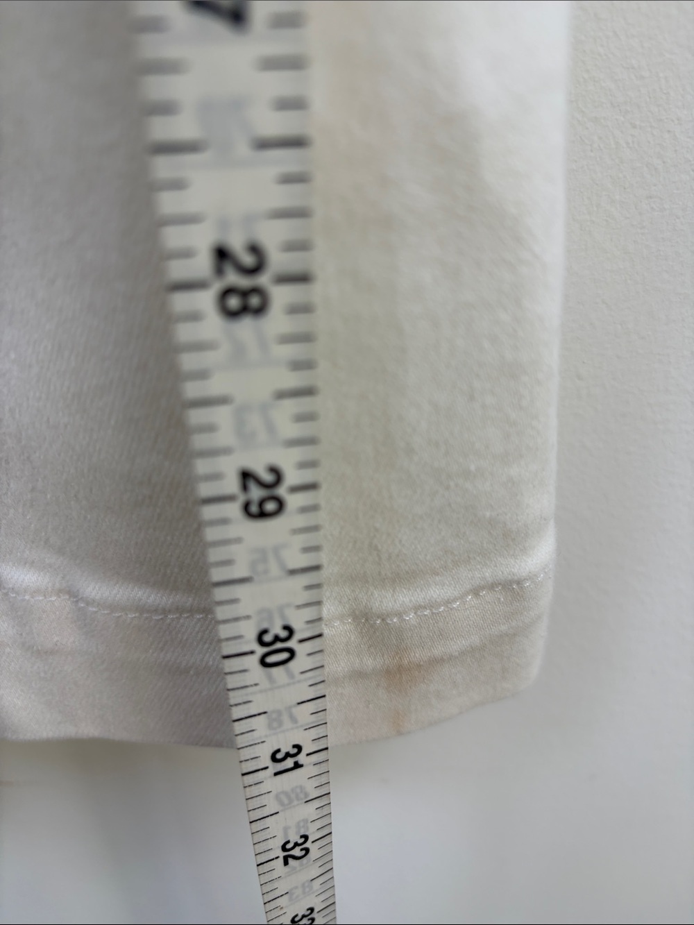 SPANX Lycra Flare High-Rise Jeans- Color: Linen Sz 10 *See Description* NWT Flaw - Picture 9 of 12